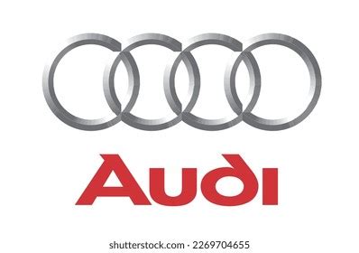 Audi Logo Icon Metal Circle Ring Stock Vector (Royalty Free) 2269704655 ...