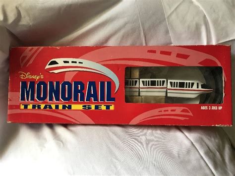 Vintage Disney Monorail Train Set! Retired Collectible White Train w ...