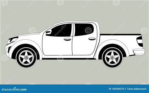 Modern Car,vector Illustration , Flat Style,profile Stock Vector ...