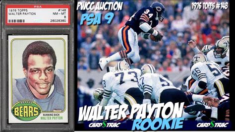 1976 Walter Payton rookie card Topps#77 for sale; graded PSA 9. PWCC ...