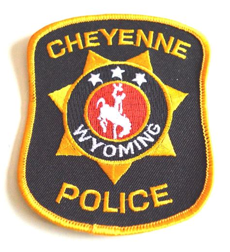 CHEYENNE POLICE WYOMING PATCH - POLICE BADGE EU