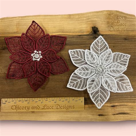 Poinsettia Ornament - Etsy