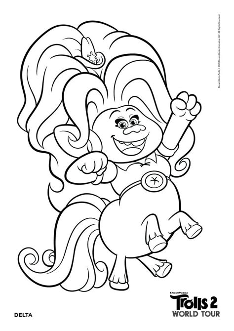 Desenho De Barb De Trolls World Tour Para Colorir | Porn Sex Picture