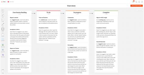 User Story Template & Examples – Milanote inside User Story Template ...