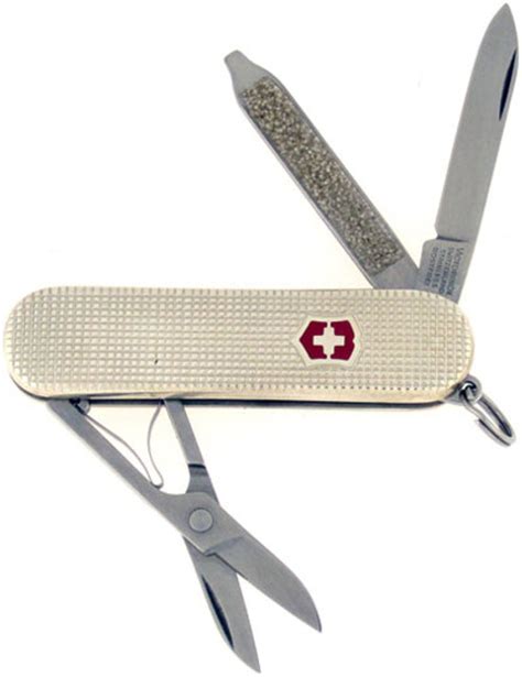 Victorinox Swiss Army Pen Knife w/ Scissors Barleycorn Sterling Silver ...