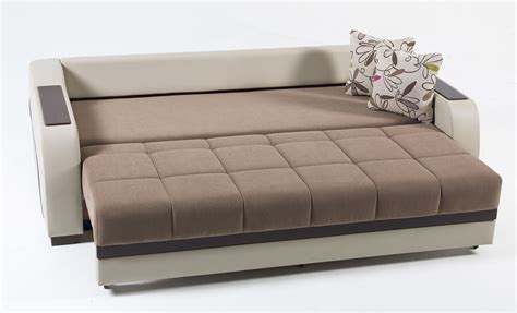 Queen Convertible Sofa Bed With Storage - canvas-smorgasbord