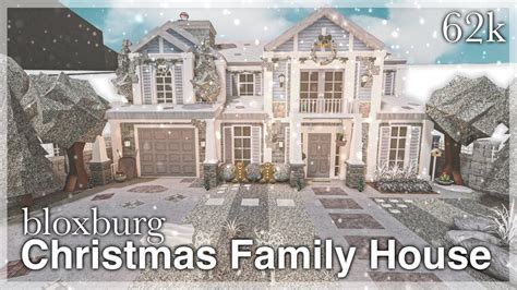 christmas house bloxburg 60k Bloxburg christmas house tour ...