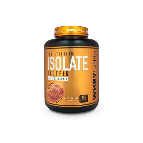 WheyLabs - Pro Standard Isolate Protein SALTED CARAMEL 5Lbs - Nutrition ...