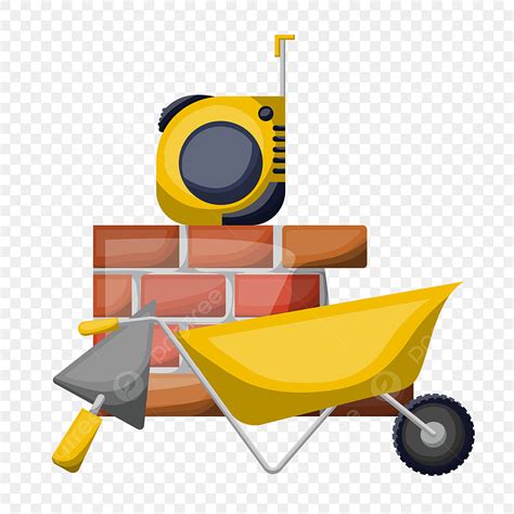 Construction Worker Tools Clipart Transparent PNG Hd, Construction ...