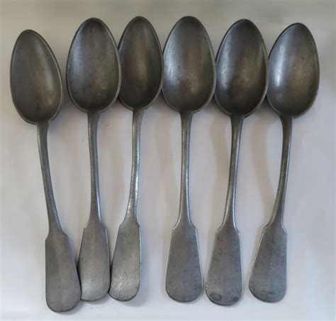 Antique pewter spoons - VINTAGE TREASURE