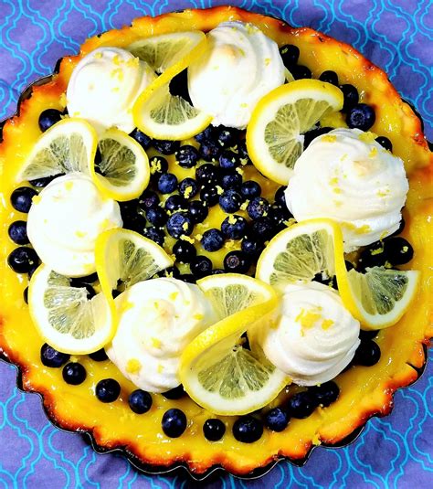 Lemon Curd Blueberry Tart – Girl-Chef Tastes