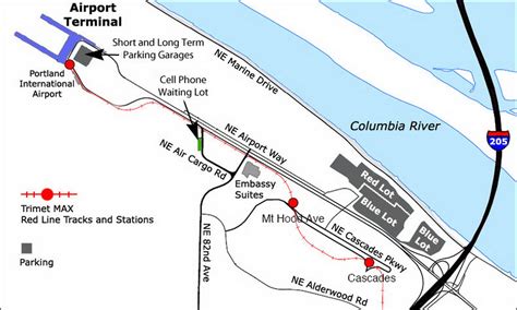 Airport Parking Map - portland-airport-parking-map.jpg