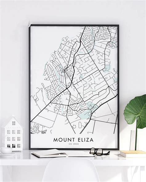 Melbourne – Mount Eliza Map Print - Chelsea Chelsea