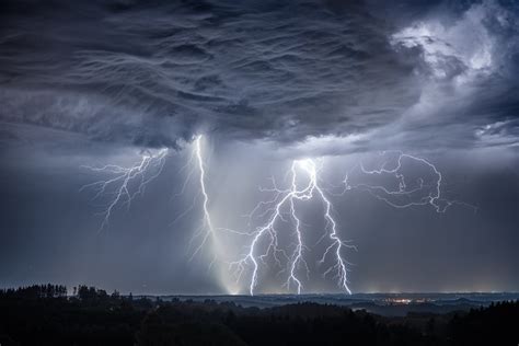 Electrifying Night Storm - HD Wallpaper