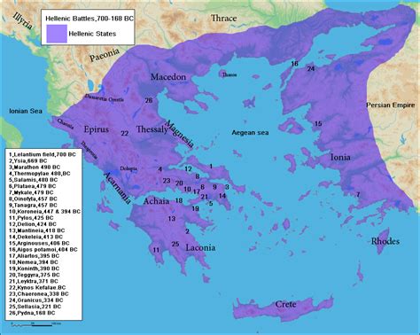 Battles of Ancient Greece (Illustration) - Ancient History Encyclopedia