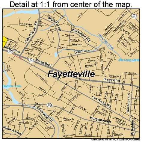 Fayetteville North Carolina Street Map 3722920