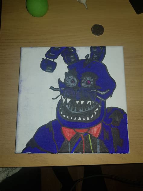 Nightmare Bonnie Fan Art : r/fivenightsatfreddys