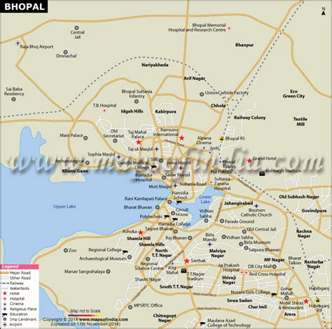 Map Bhopal | Color 2018