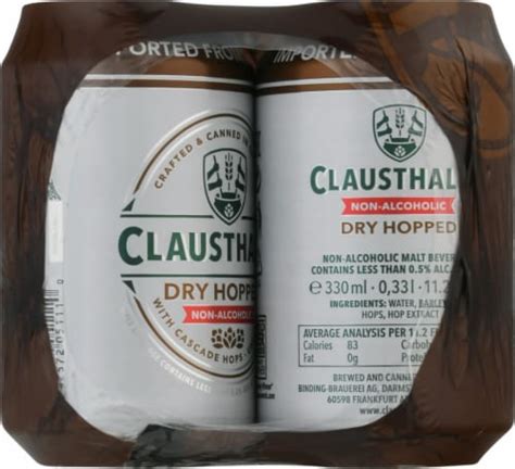 Clausthaler Dry Hopped Non-Alcoholic Beer, 6 cans / 12 fl oz - Kroger