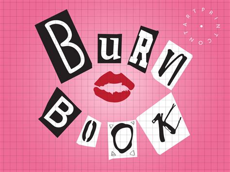 Burn Book SVG Burn Book Digital Mean Girls Zitate Burn Book - Etsy Schweiz