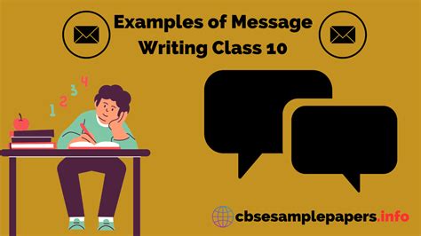 Message Writing Class 10 Format, Examples, Topics, Exercises – CBSE ...