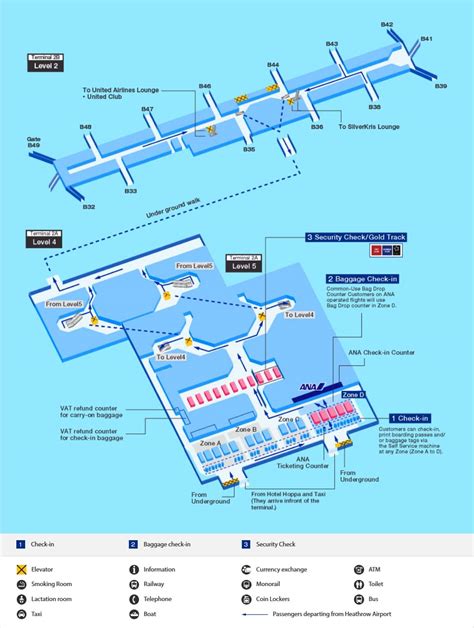 Heathrow Airport Terminal 2 Map