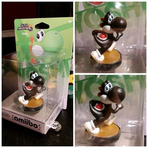 Black Yoshi Amiibo by Aubrey891 on DeviantArt