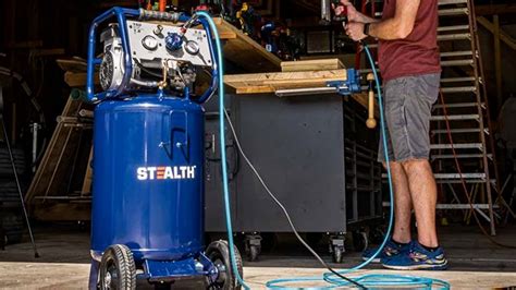 Stealth 20 Gallon Ultra Quiet Air Compressor review - YouTube