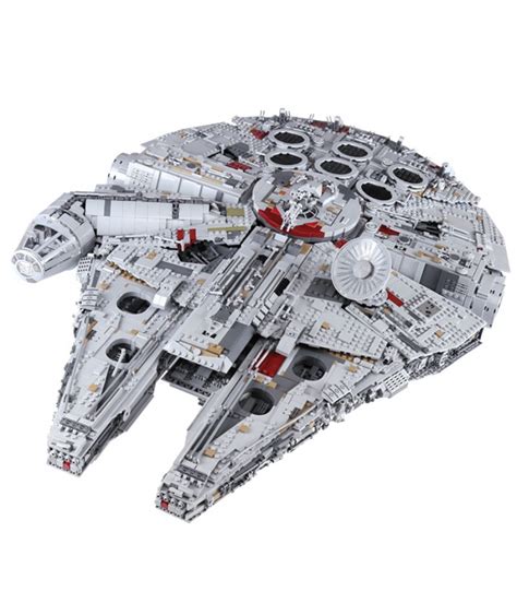 Custom Star Wars Millennium Falcon Building Bricks Set 8445 Pieces ...