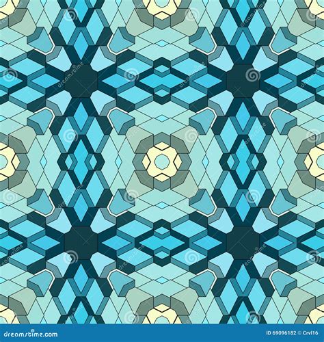 Vector Abstract Seamless Geometric Islamic Wallpaper. Stock Vector ...