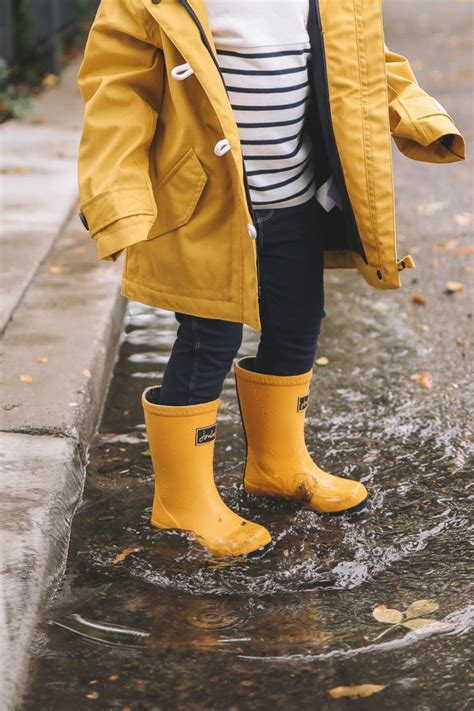 Joules Rain Gear | Larkins in Yellow Rain Coats | Kelly in the City ...