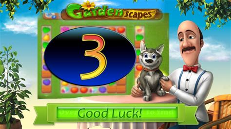 Gardenscapes 3 level Walkthrough - YouTube