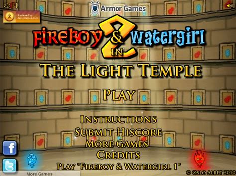 Fireboy & Watergirl 2: In The Light Temple | Official Fireboy ...