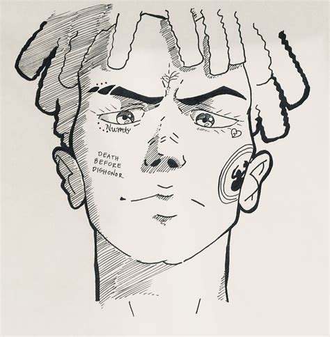 XXXTENTACION from SAUCE! By Ashley Celestin | Sketches, Anime sketch ...