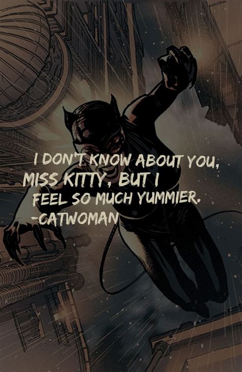 dc character quote • catwoman | Catwoman, Cat woman quote, Batman and ...