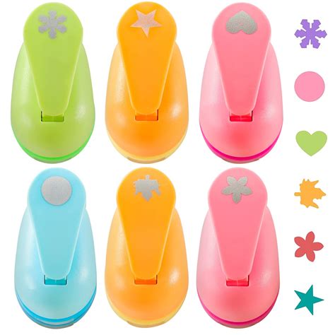 Buy LoveInUSA Punch Craft Set, 6PCS Hole Punch Shapes Hole Puncher for ...