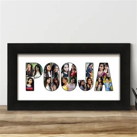 Personalized Name Collage Photo Frame, For Gift, Size: 8 Inches at Rs ...