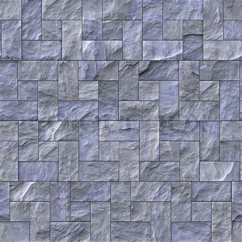 Seamless slate stone wall or path ... | Stock image | Colourbox