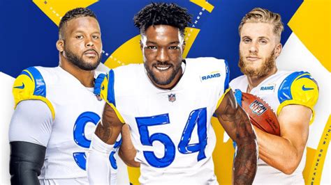 Los Angeles Rams Unveil White Modern Throwback Uniforms – SportsLogos ...