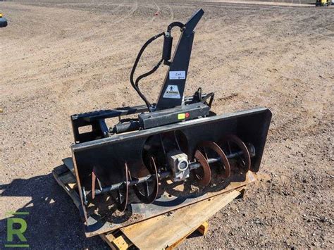 48” Bobcat 1412 Snow Blower Attachment To Fit Skid Steer - Roller Auctions