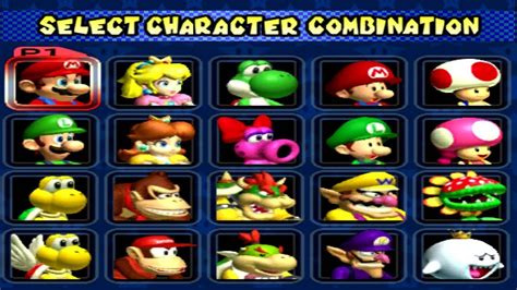 Mario Kart Double Dash!! All Characters - YouTube