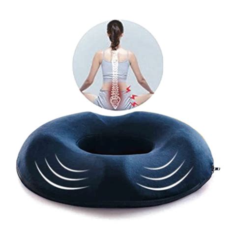 Orthopedic Memory Foam Seat Cushion Helps With Sciatica Back Pain for ...