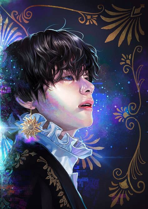 Download BTS Taehyung Fanart Wallpaper | Wallpapers.com