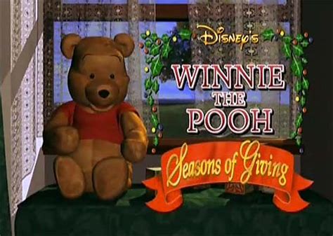 Winnie The Pooh: Seasons Of Giving (1999) Feature Length Direct-To ...