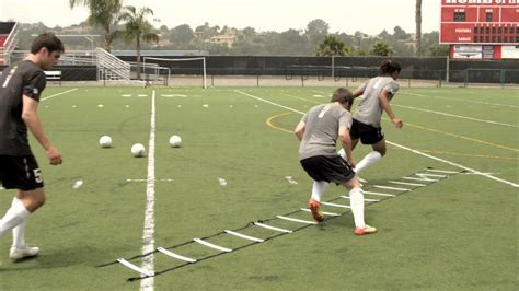 ladder drills with soccer ball > OFF-68%