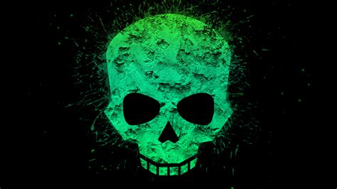 Green Skull 4k Wallpaper,HD Artist Wallpapers,4k Wallpapers,Images ...