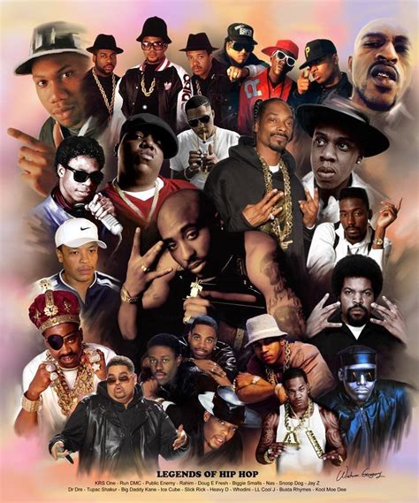 Legends Of Hip Hop | Hip hop poster, Hip hop artwork, Hip hop art