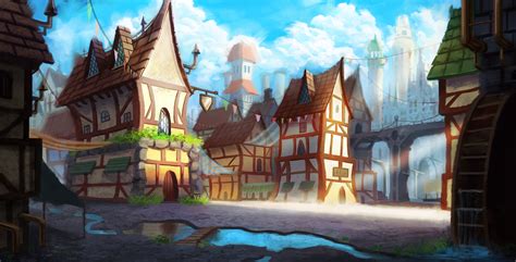 Village by tommyscottart on DeviantArt