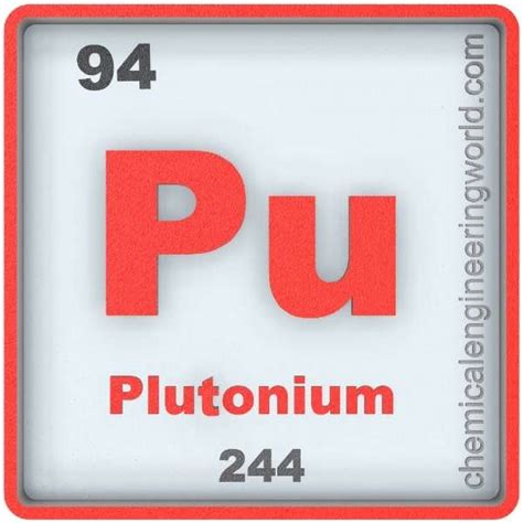 Plutonium Element Properties and Information - Chemical Engineering World