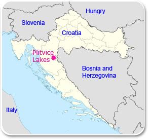 Plitvice Lakes National Park Map